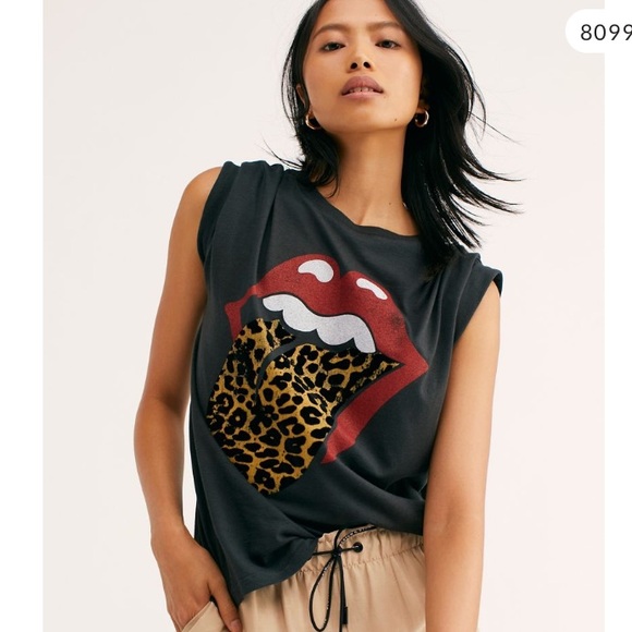 Rolling Stones Daydreamer X Free People Tee - Picture 1 of 7